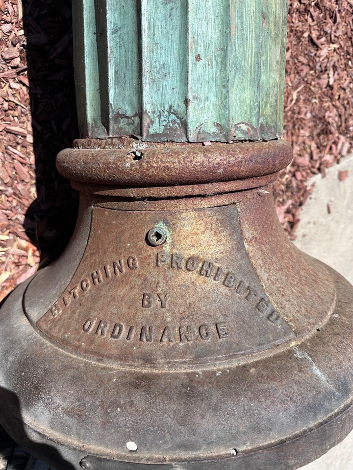 12' antique street light/post, Union Metal MFG Co. Antique, Antique