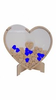 Hochzeit GäStebuch Alternative HochzeitsgäStebuch Herz Aus Holz Mit Holzherzchen