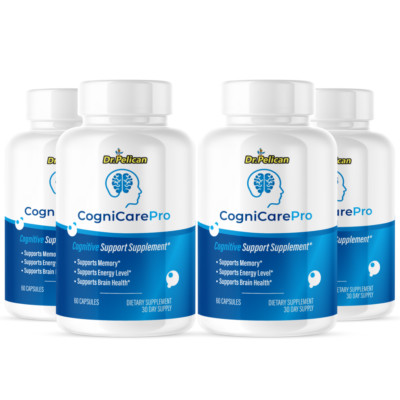 CogniCare Pro- Brain Support- 4 Bottles- 240 Capsules