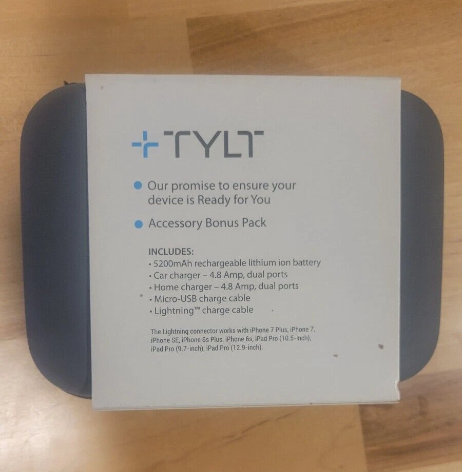 TYLT Portable Power Bank 5200MAh+Essentials Bonus Accessory Kit-Phone and Tablet - Image 3 of 3