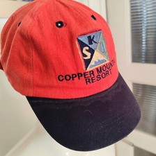 Vintage 1990's Copper Mountain Resort Kid's Cap Hat Ski Colorado 100 Cotton