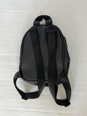 adidas black and gold mini backpack Black adidas Originals Mini PU Leather Backpack