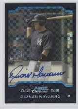 2004 Bowman Chrome First Year Auto X-Fractor Dioner Navarro #334 Auto 0v1