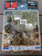 Gi Joe, Scale, U.S. Military Photographer Battle Gear Set 1999 Hasbro New C
