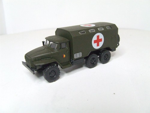 Remorque Plateau URAL URSS NVA - Échelle 1:87 HO - Modèle Militaire Limité, Fabriqué En Ukraine