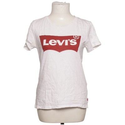 Levi Strauss & Co, T-shirt, Größe: S, Weiß/Rot, Baumwolle, Print, Damen #kDv