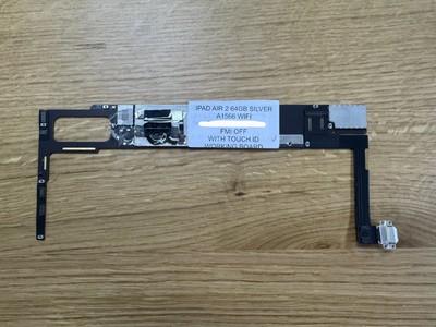 Apple iPad Air 2 Logic Board 64gb (nur WiFi) mit Touch ID Taste - getestet