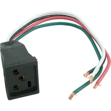 Pump Receptacle, J & J Electronics, 230v Female