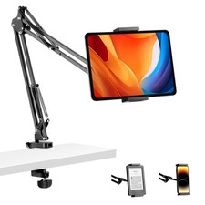 Tablet Holder for Desk, iPad Stand Phone Holder for Desk, Overhead Tablet Des...