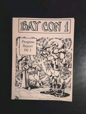 Bay Con 1 comic con 1975 Progress Report 1 / Gary Arlington, promoter
