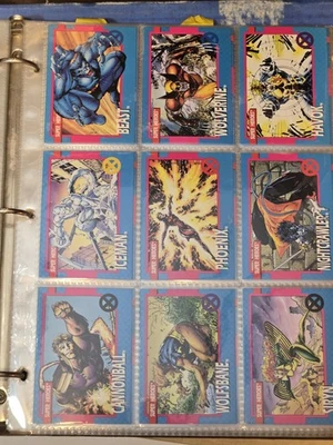 Komplette Impel X-Men Sammelkarte 1992 mit 3 Hologrammkarten - Bild 1 von 4