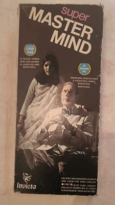 Vintage Invicta Super Master Mind Board Game Strategy 1975 No Instructions Invic