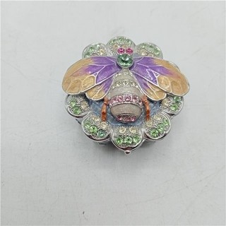 Past Times Rhinestone Bee Trinket Box