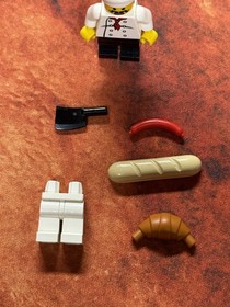 LEGO CITY: Chef w/ food stand: Set 8397 retired. No Manual.