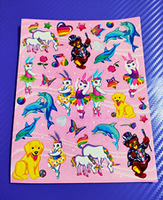 Vintage Lisa Frank Stickers Sheet S443