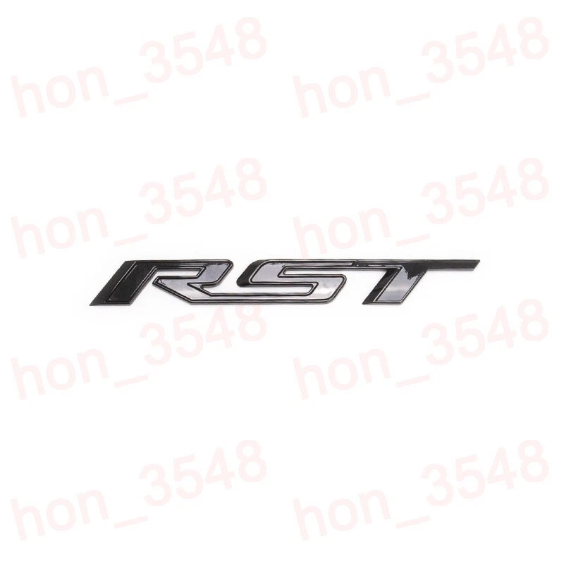 1 peça porta traseira RST emblema ajuste 2021-2026 Chevrolet Tahoe emblema suburbano preto brilhante - Imagem 4 de 4