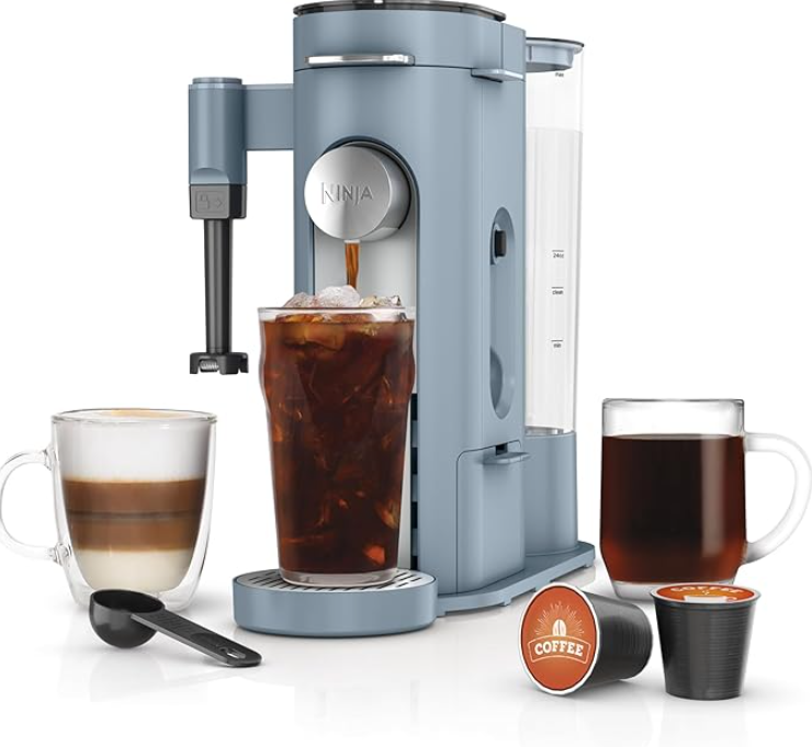 Ninja PB055ABL Pod & Grounds Specialty XL Single-Serve Coffee
