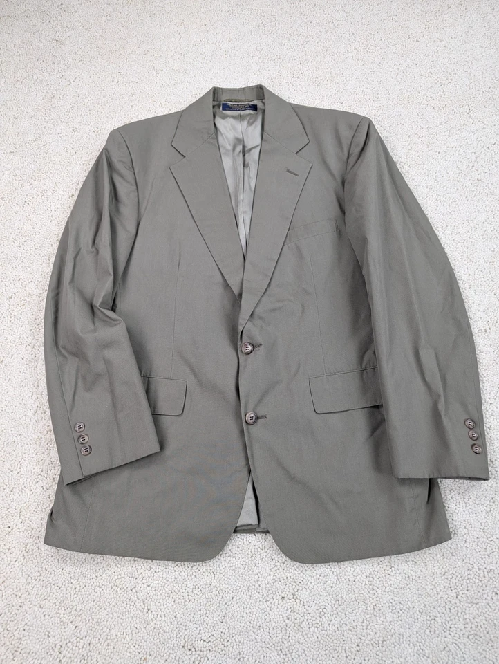 Traje Brooks Brothers Para Hombres 42R 34x31 Algodón Tostado 2 Piezas Chaqueta Pantalones De Colección EE. UU. Foto 2 de 4