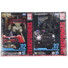 Transformers One Studio Series Optimus Prime 112 & Decepticon Hatchet 117 Hasbro