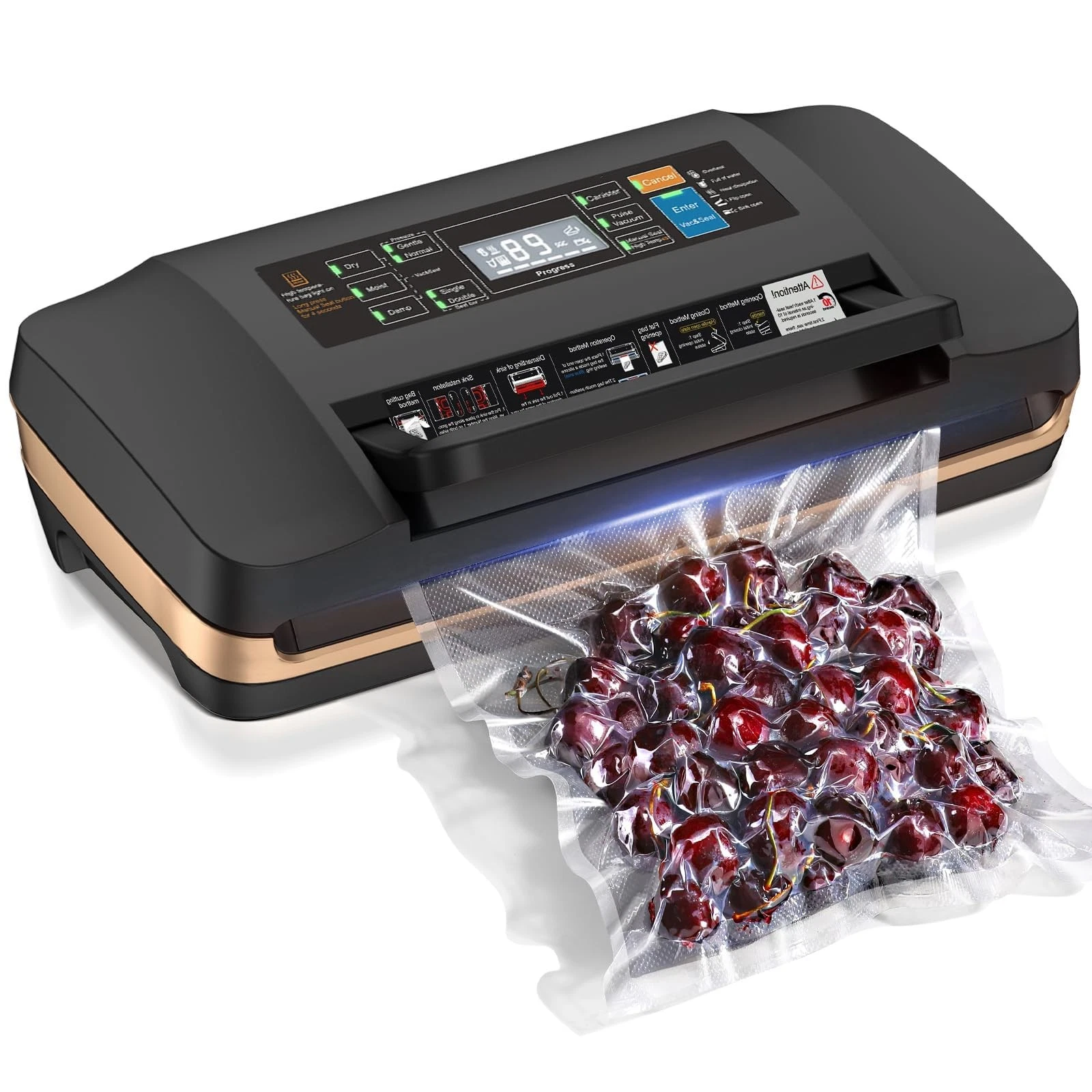 95kpa Vacuum Sealer Machine,Commercial Full Automatic Food Sealer