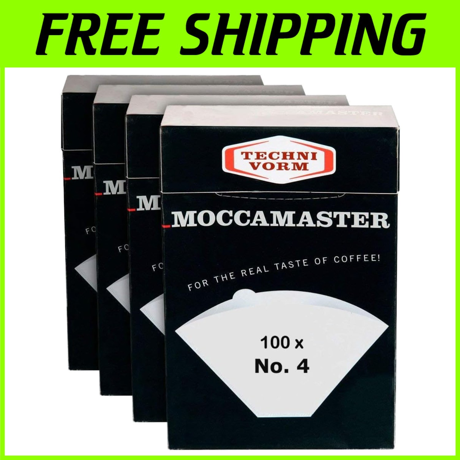 Dutch-Made Paper Filters | Pack of 4 Boxes