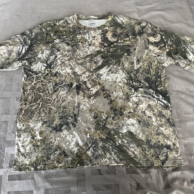 #ad Cabela#x27;s Shirt Mens XL Camo ColorPhase ZONZ Hunting Tee Crewneck Cotton Outdoor $16.88
