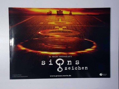 Signs - Zeichen - Mel Gibson - Joaquin Phoenix - Abigail Breslin - Presseheft
