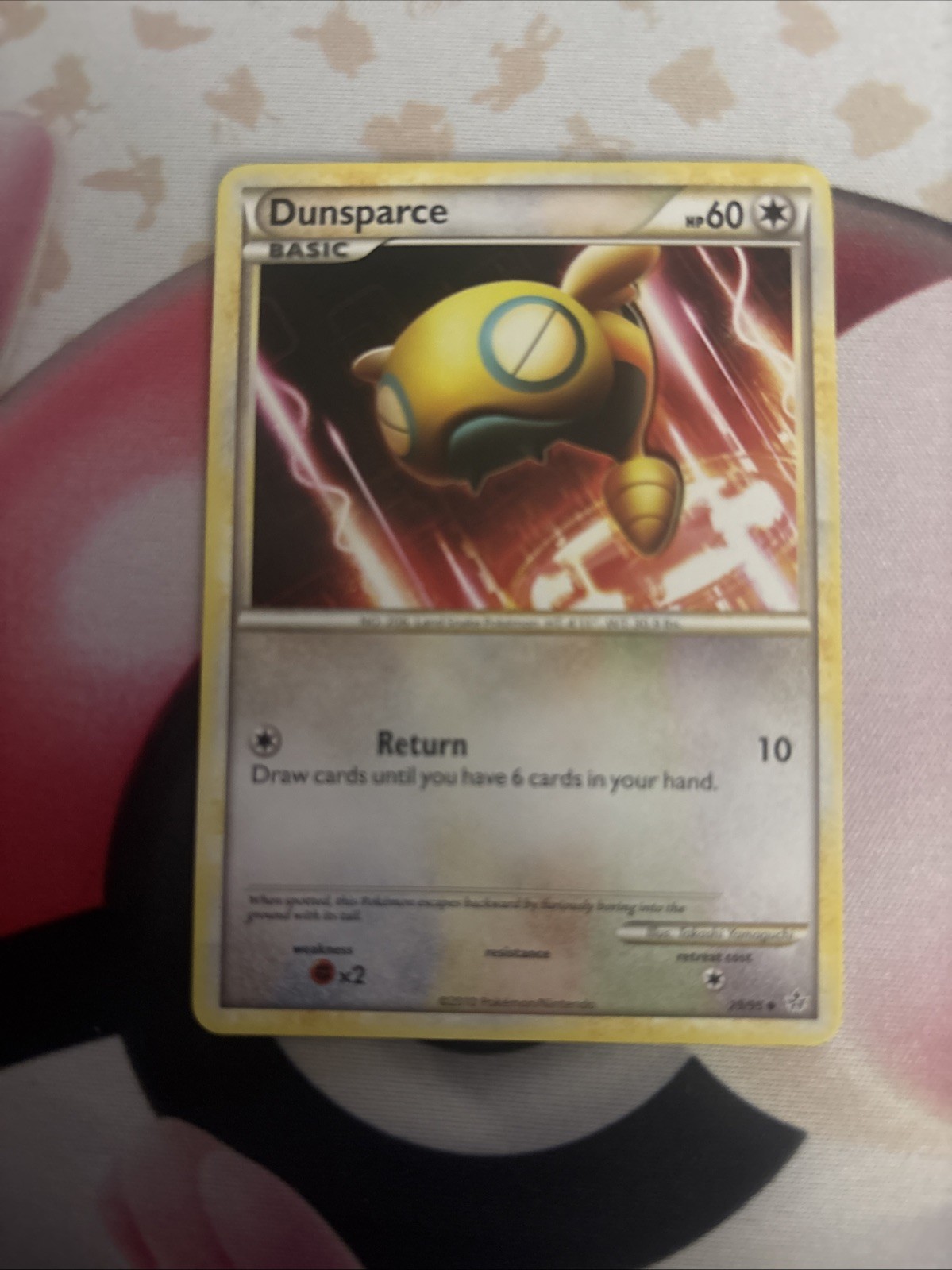 Pokémon TCG Dunsparce 29/95 Unleashed Basic 60HP Uncommon Regular