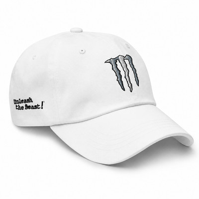 Monster Energy Cap   Ultra White-style Bestickte Weißer Monster Kappe