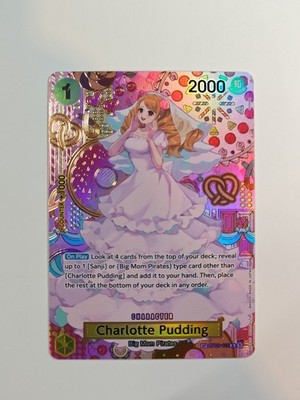  One Piece Charlotte Pudding OP03-112 SP Alt Art Pillars Of Strength   