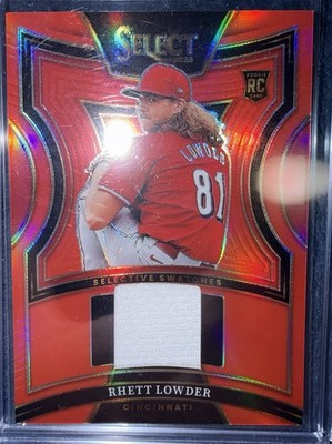 2025 Panini Select - Selective Swatches Rhett Lowder #SS-RL (MEM, RC)