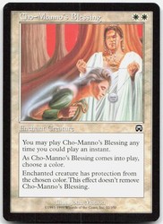 Cho-Manno's Blessing - 12/350 - Common - Mercadian Masques