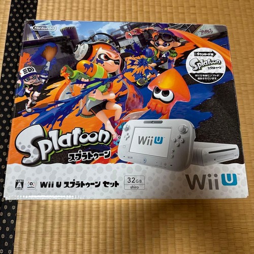 Splatoon Ink Sign Nintendo Wii U Console Splatoon set with amiibo Aori & Hotaru from ...