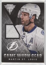 2013-14 Panini Titanium Game-Worn Gear Martin St Louis #GG-MSL HOF 19bs