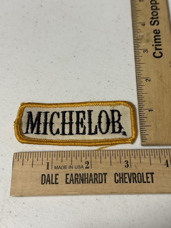 RARE VINTAGE PATCH MICHELOB BEER 1970’s DEADSTOCK ULTRA USA NEW CONDITION ESTATE