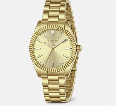 Invicta Celestial Langdon Men s Watch 40mm Gold Tone #69245 New In Box