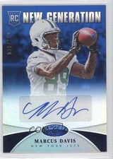 2013 Certified New Generation Mirror Blue Signatures /100 Marcus Davis Auto 0f8