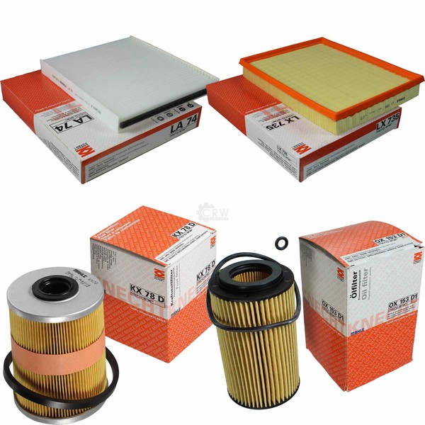 Mahle Kraftstofffilter Kx 78D Innenraum La 74 Luft Lx 735 ÖLfilter Ox 153D1-image