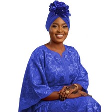 Nigerian Women Headwear African Head Wrap Turban Headtie Bonnet Cap Wedding Hat