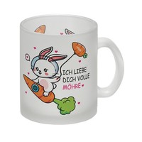 Ich Liebe Dich Volle MöHre HäSchen Glas Tasse
