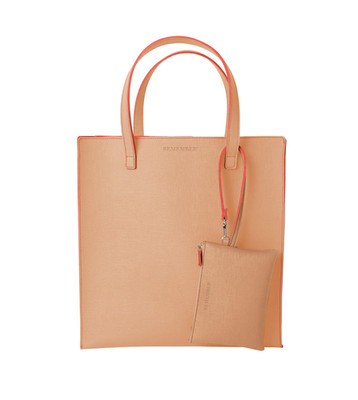 Remember Shopper Henkeltasche Kunstleder Terracotta NEU UVP 29,90 