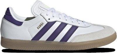 Adidas Samba Messi Men's Size 11, White/Purple, IH8161
