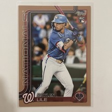 2025 Topps Update Series - Daylen Lile #US172 Gold /2025 (RC)