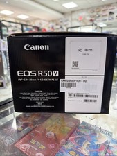 Canon EOS R50 V Mirrorless Camera Canon RF-S 14-30mm f/4-6.3 IS STM PZ Lens NEW