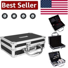 8.35 Black Hard-sided Medicine Safe Case - Ultimate Protection for Medications