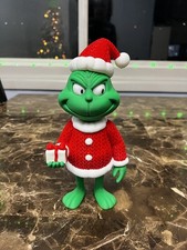 3D Christmas Grinch Knitted Outfit Figurine/Toy/Doll Holiday Decor