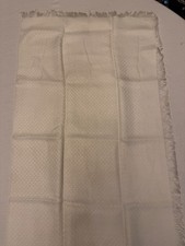 Vera White Square Scarf 100 Acrylic Preowned t-51 