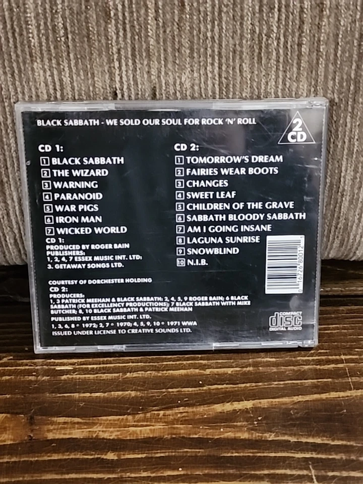Black Sabbath - We Sold Our Soul For Rock N Roll Volume 1 + Volume 2 (2xCD) - Image 2 of 4