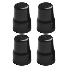 Black Plastic Radiator Valve Cap Replacement for All Radiator Types
