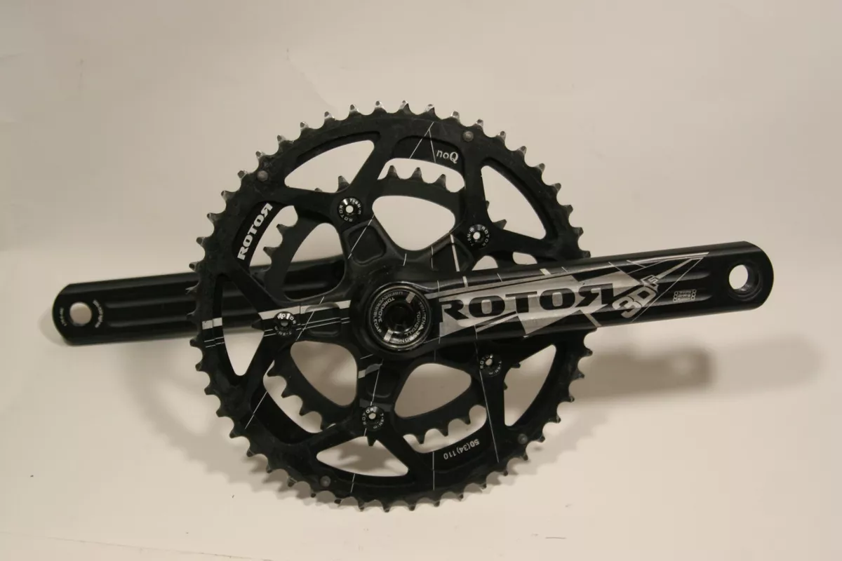 Rotor 3DF Alloy Crankset noQ 50/34t Rings 110bcd 170 MM M30 No BB RT2 Rotor 3DF Alloy Crankset noQ 50/34t Rings 110bcd 170 MM M30 No BB RT2